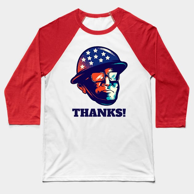 Veterans Day thanks Baseball T-Shirt by CasualTeesOfFashion